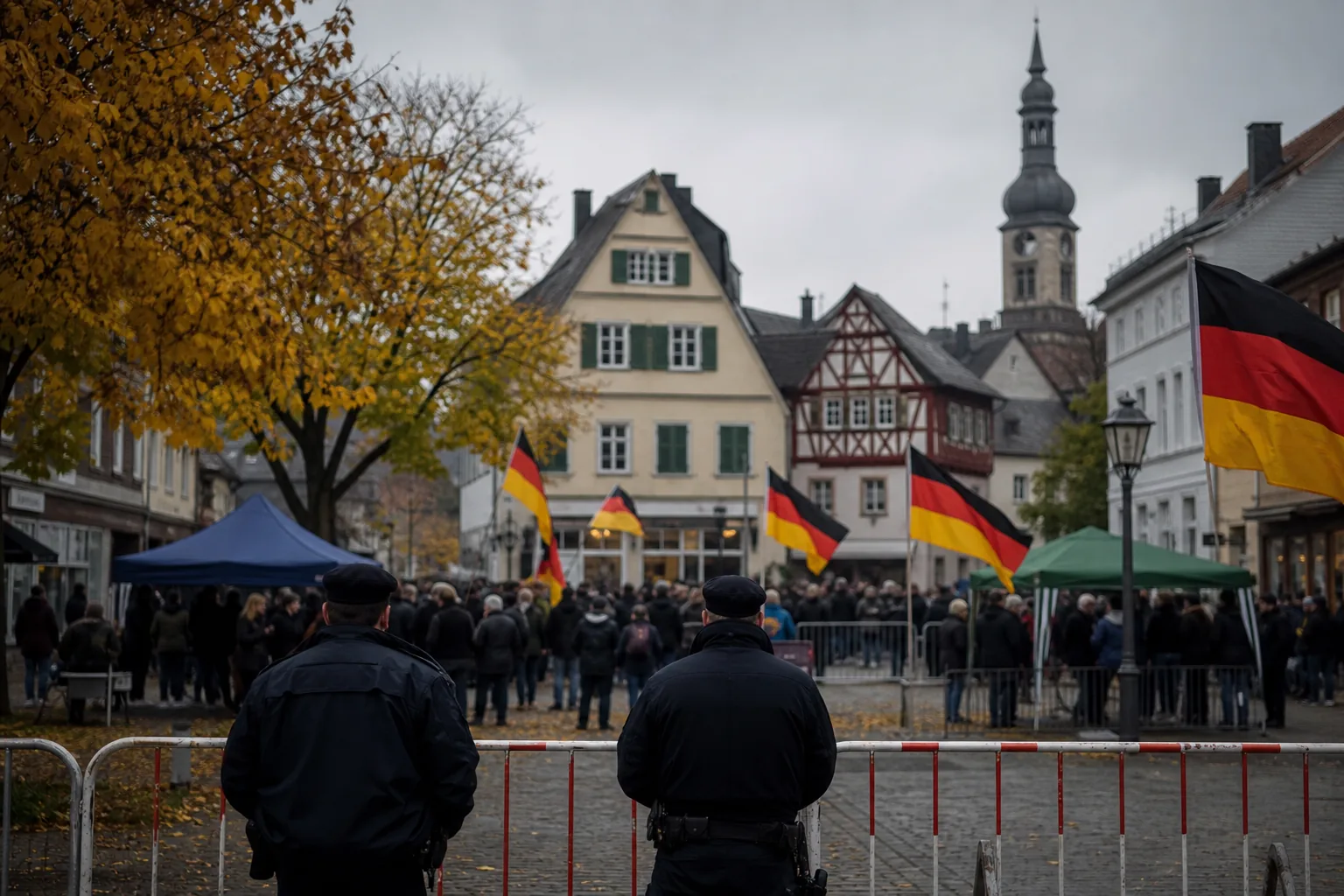 Symbolbild: Politische Kundgebungen am Einheitstag prägen die Debatte über Zusammenhalt und Protest.