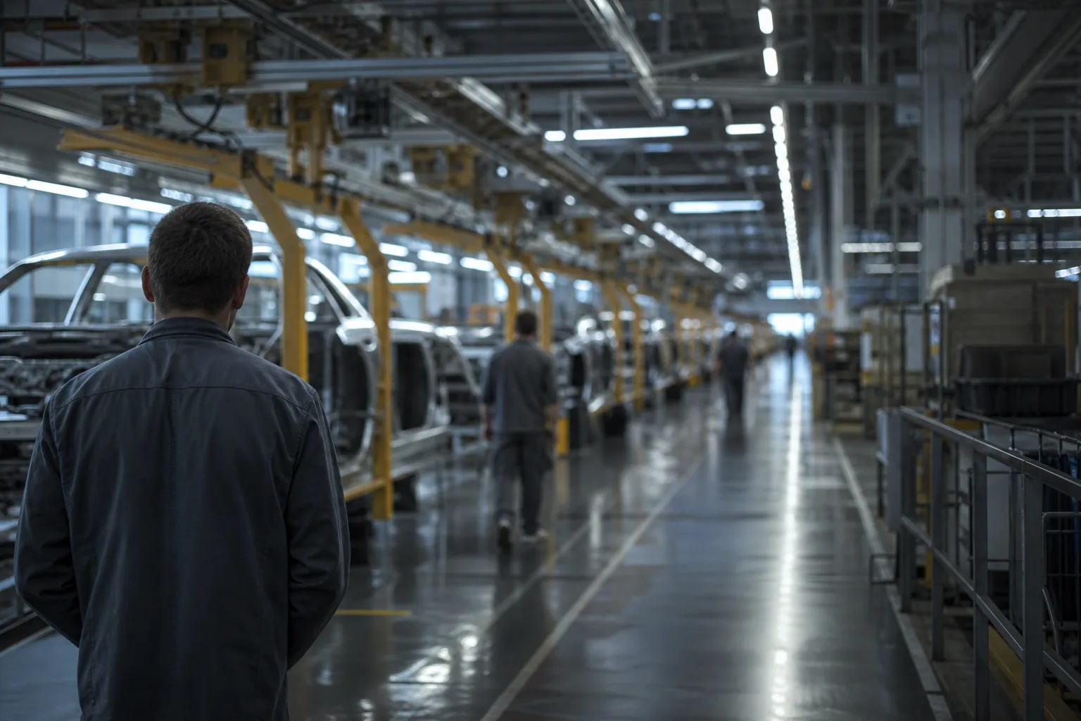 Symbolbild: Die deutsche Autoindustrie steht unter Druck, während andere Industriezweige Personal suchen.