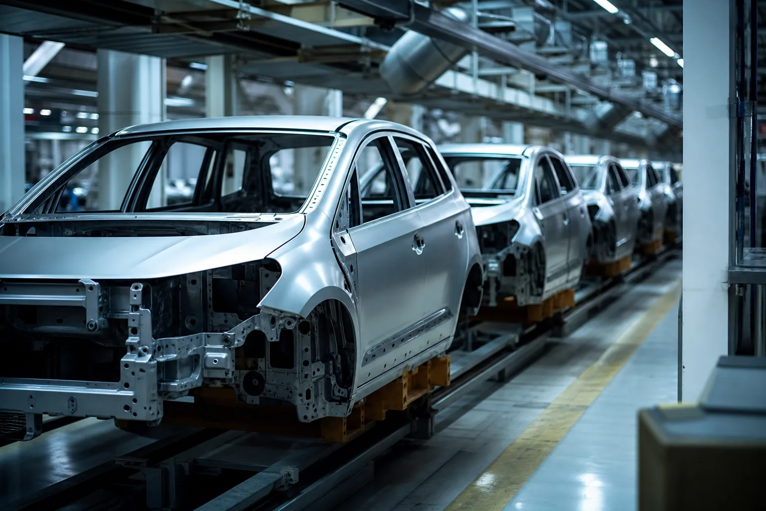 Symbolbild: Die Autoindustrie steht zwischen schwacher Konjunktur und technischem Umbau.