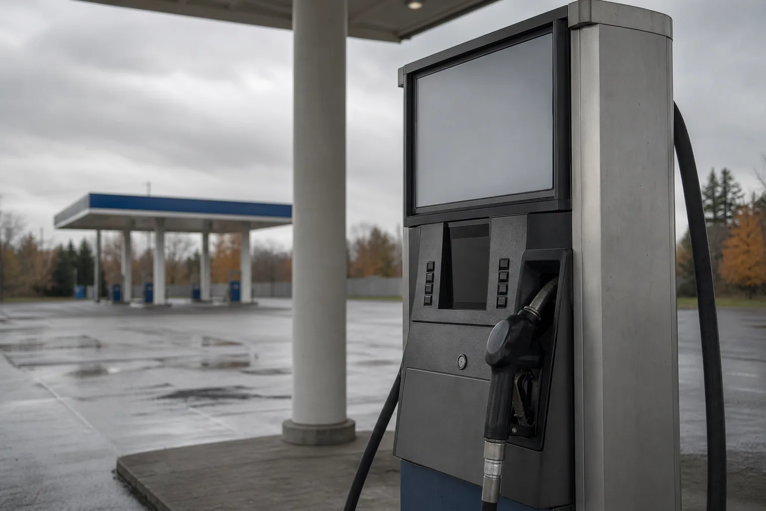 Symbolbild: Eine Tankstelle steht für die anhaltende Debatte über Dieselpreise, Sanktionen und Energieabhängigkeiten.