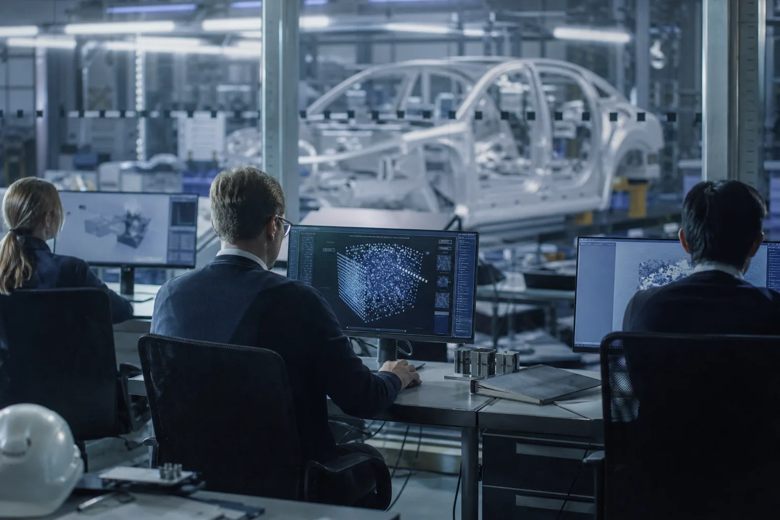 Symbolbild: Künstliche Intelligenz soll in der Autoindustrie Abläufe beschleunigen und Kosten senken.