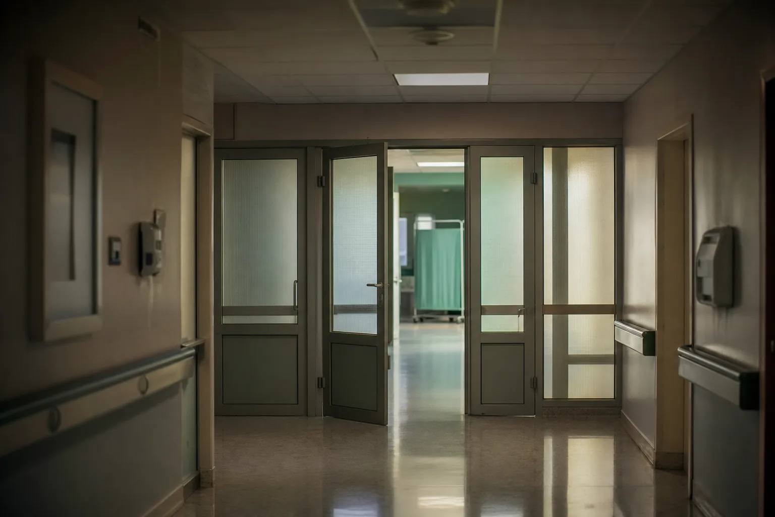 Symbolbild: Ein Krankenhausflur steht für die Behandlung nach dem gescheiterten Hinrichtungsversuch.