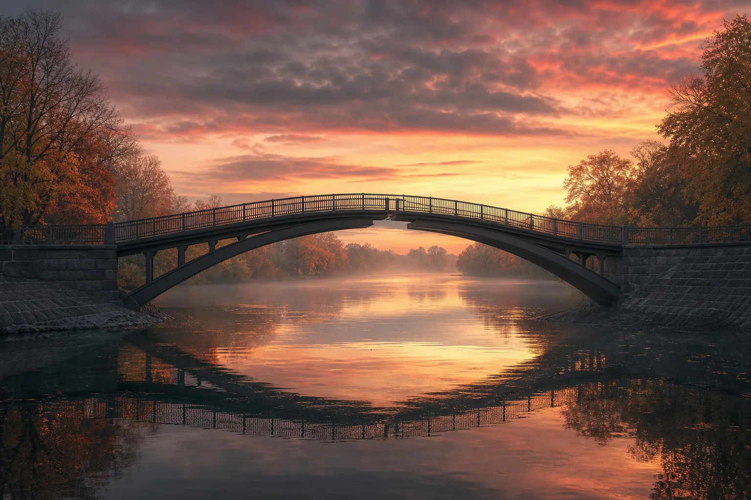 Symbolbild: Eine Brücke steht für das fortdauernde Zusammenwachsen von Ost und West.