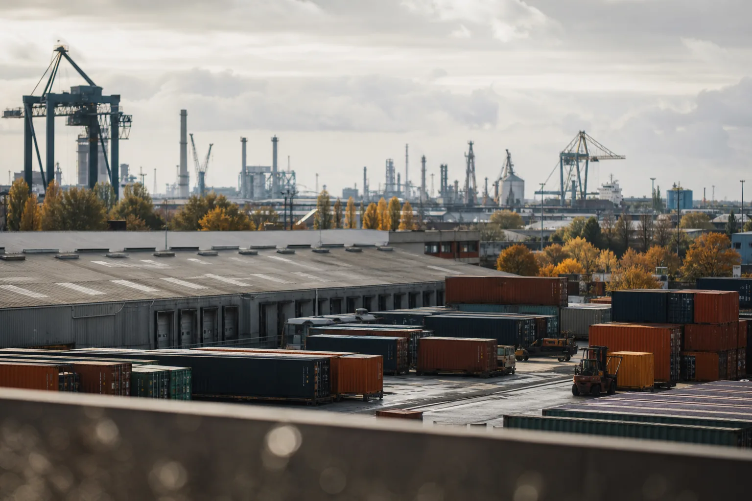 Symbolbild: Deutsche Industrie und Exportlogistik stehen unter wachsendem internationalen Druck.