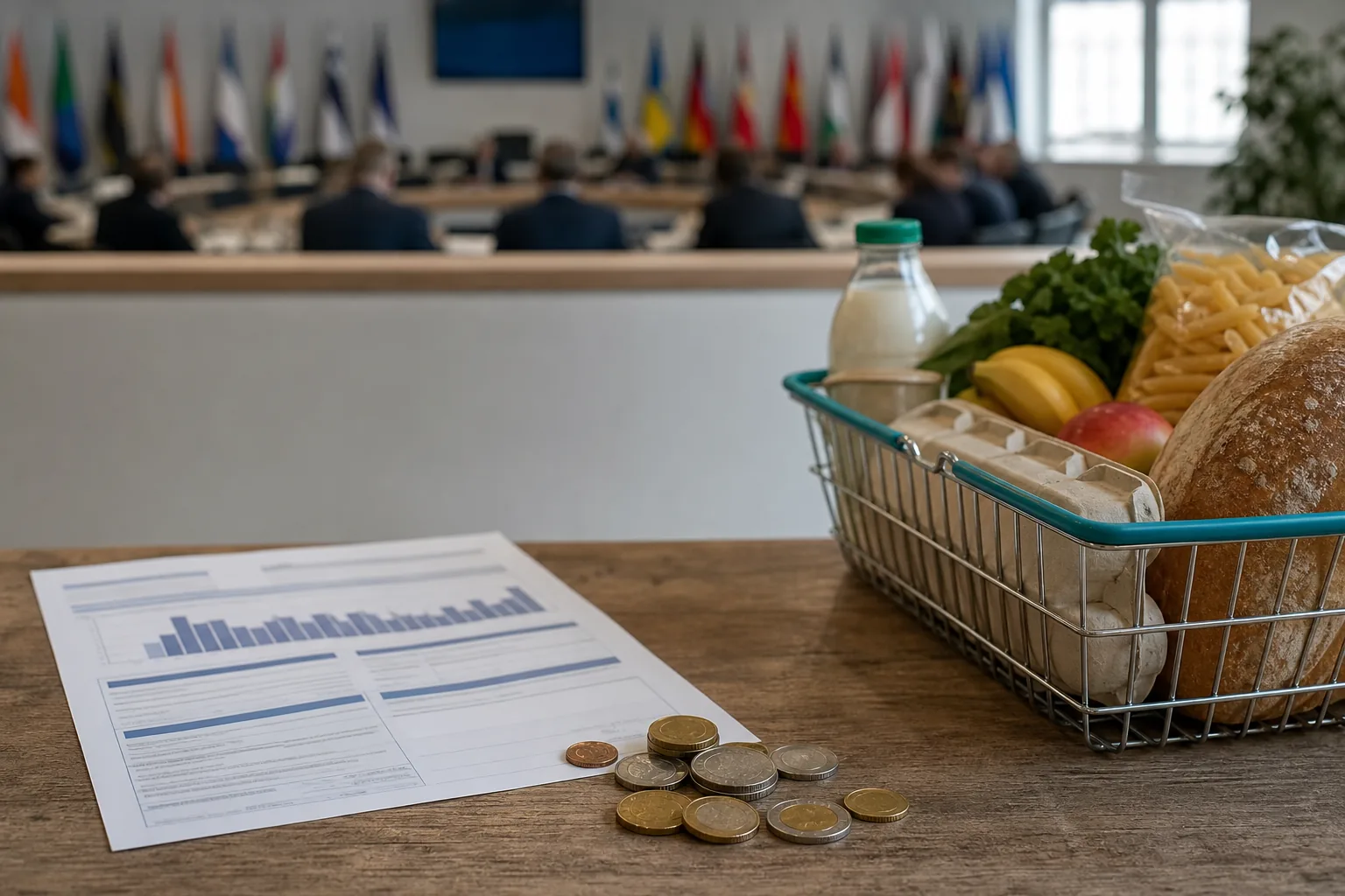 Symbolbild: Hohe Energiepreise und Haushaltsfragen prägen die wirtschaftspolitische Debatte vor dem EU-Gipfel.