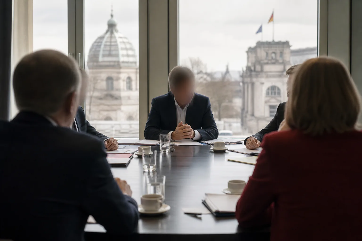 Symbolbild: In Berlin beraten Parteien über eine mögliche Regierungsbildung.