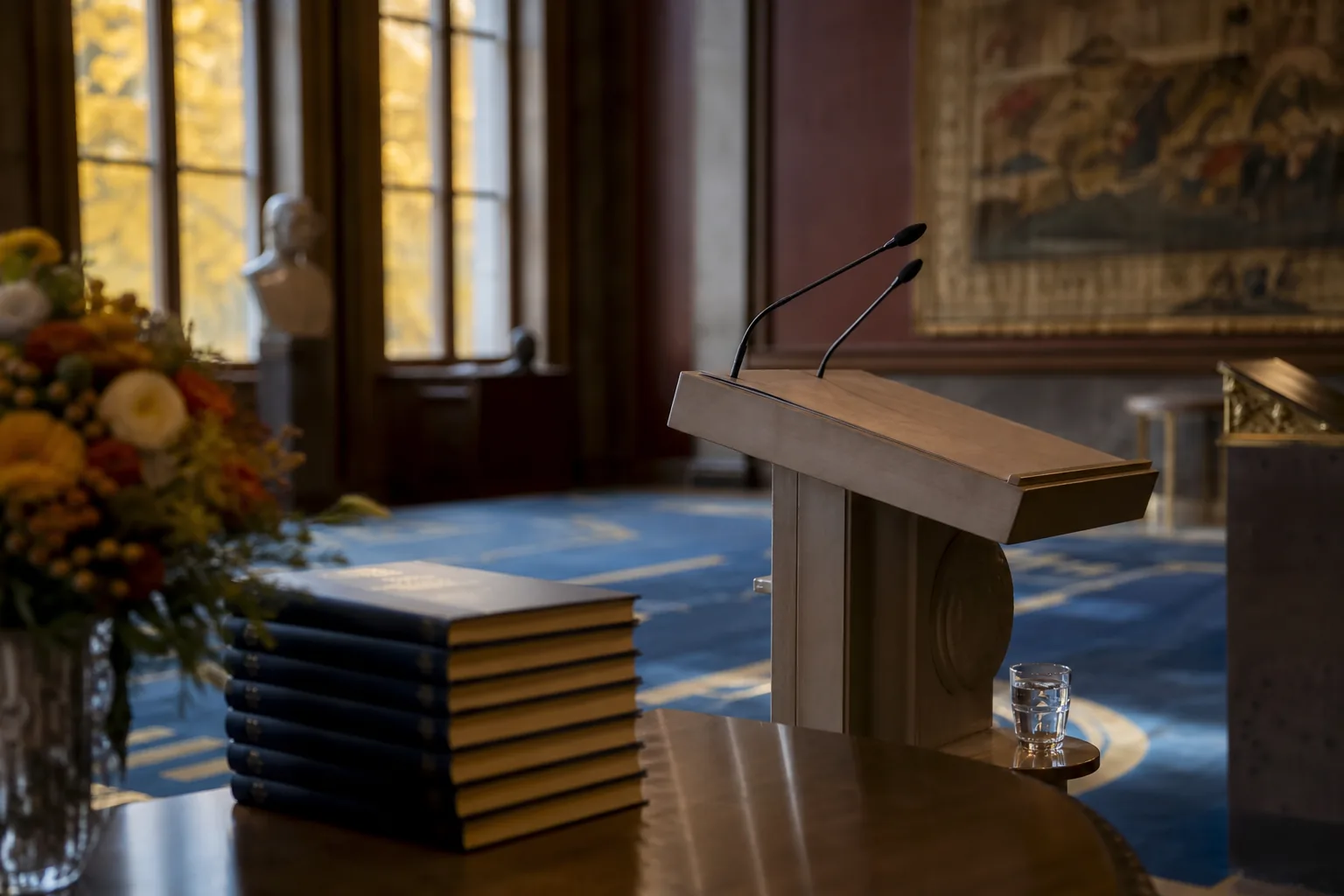 Symbolbild: In Stockholm wird heute die Entscheidung über den Literaturnobelpreis erwartet.
