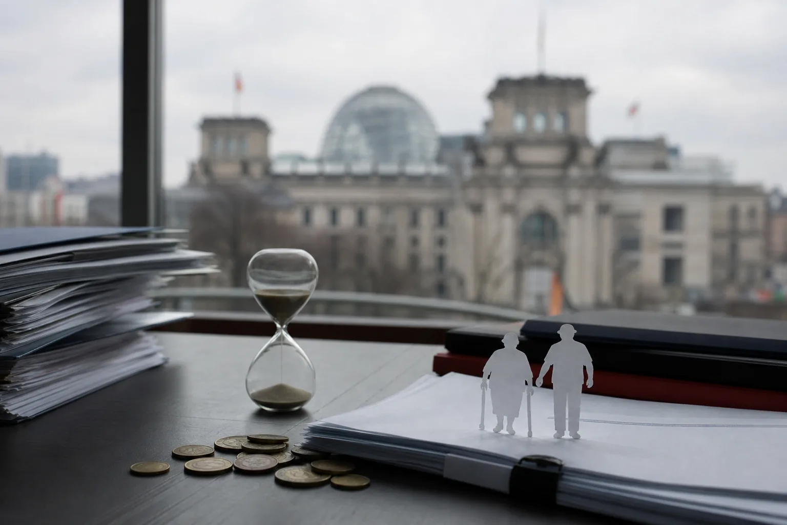 Symbolbild: Die Rentenreform setzt die Koalition unter Zeitdruck.