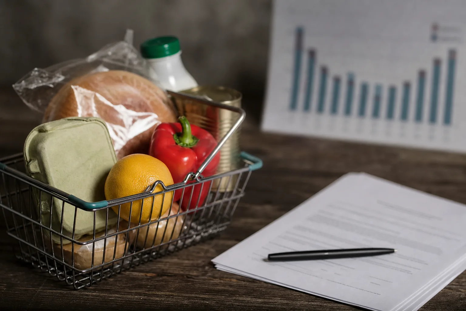 Symbolbild: Steigende Preise belasten Haushalte, Märkte und öffentliche Finanzen.