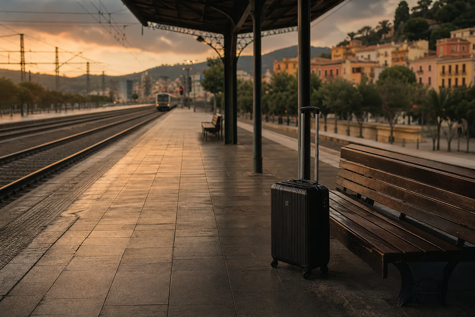 Symbolbild: Eine verlassene Bahnstation steht für die mögliche Rückkehr aus dem Exil.