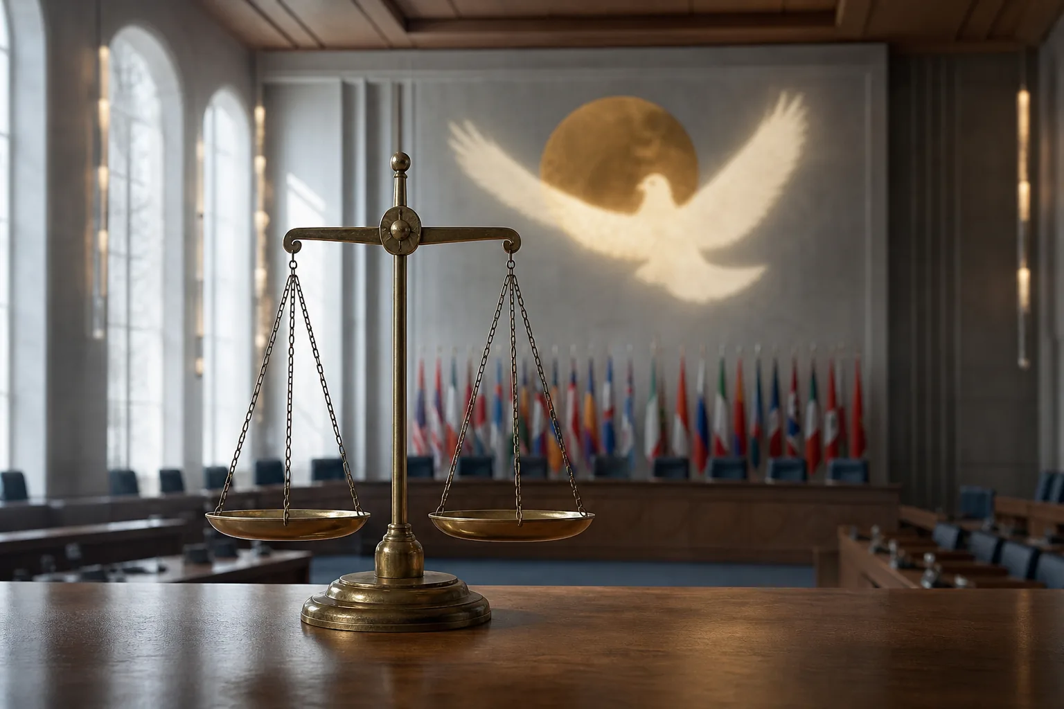 Symbolbild: Die Vergabe des Friedensnobelpreises an Navi Pillay rückt internationale Strafjustiz und Menschenrechte in den Fokus.