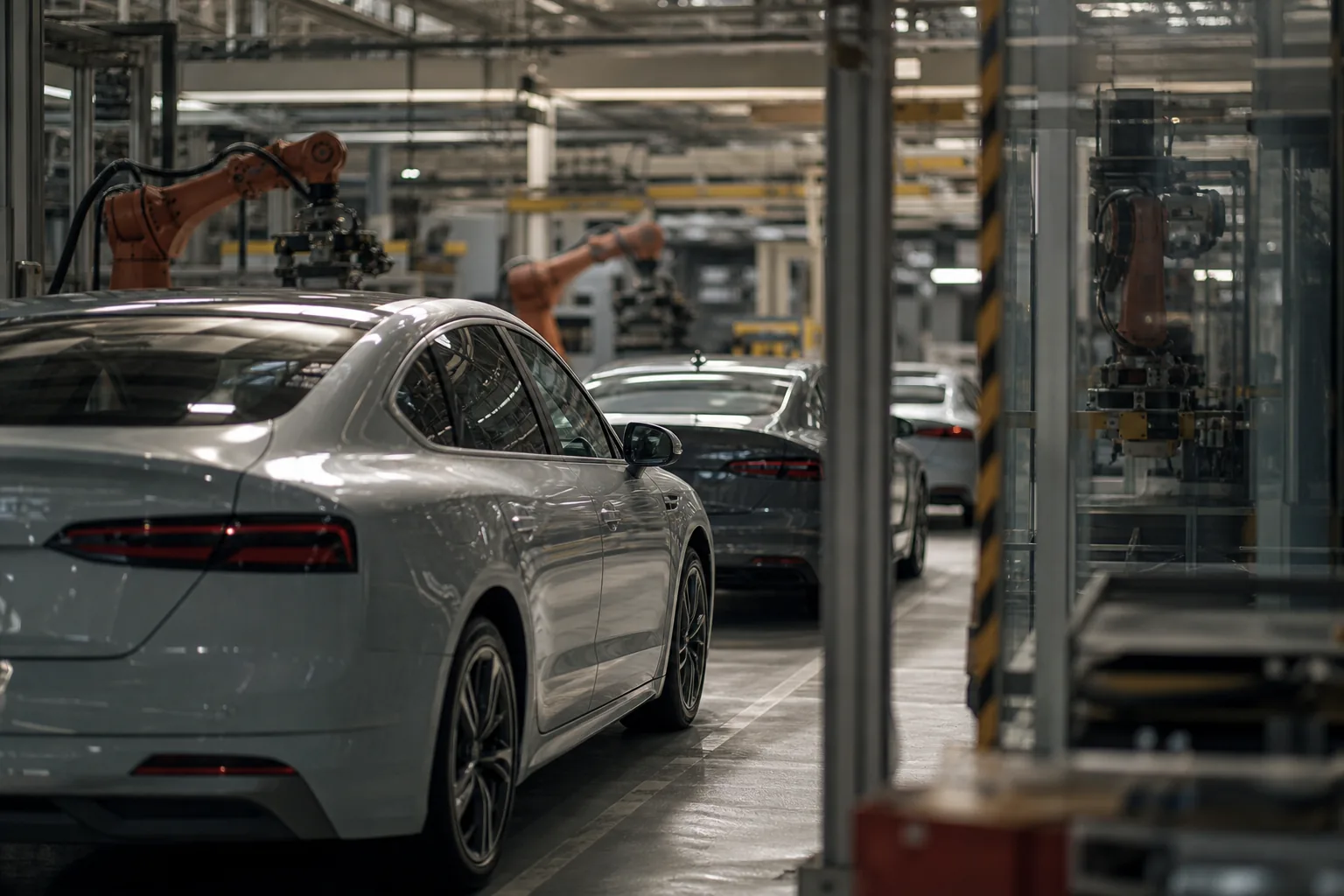 Symbolbild: Eine Autofabrik steht für den Wandel und den Druck auf deutsche Hersteller.