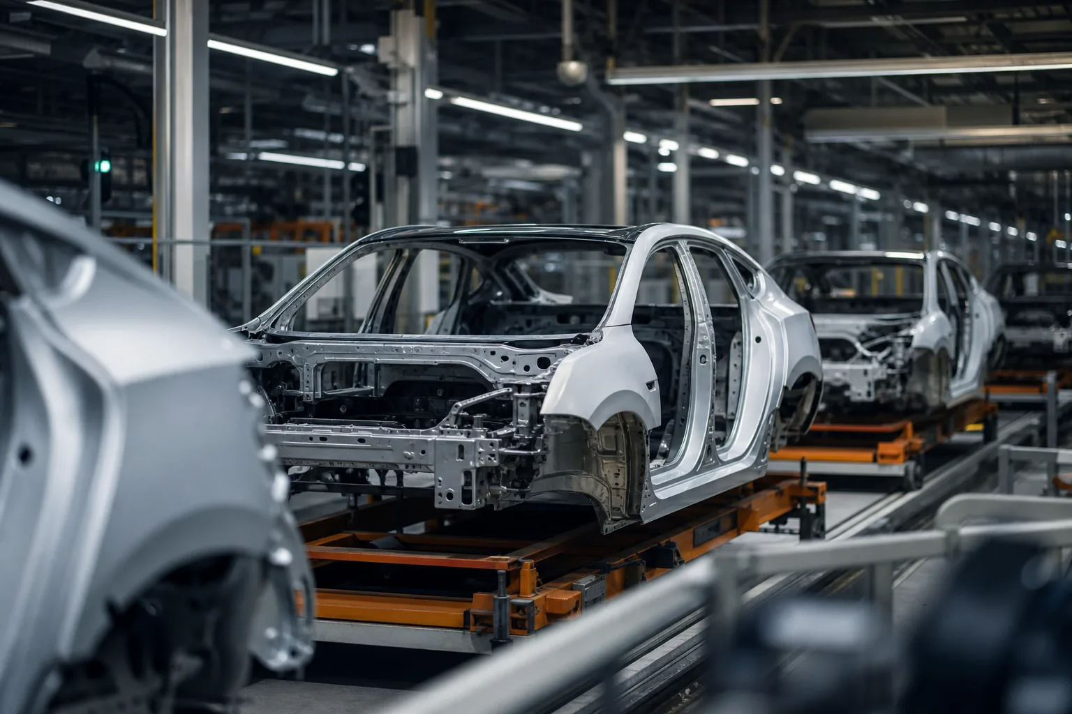 Symbolbild: Die deutsche Autoindustrie steht unter Druck durch Kostensenkungen, Elektromobilität und internationalen Wettbewerb.